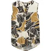 Tom Tailor 1045253 Sleeveless Blouse Beige 38 Femme