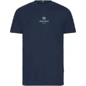 Kronstadt T-Shirt 'Mccarto' marine / blanc