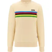 Santini Uci World Champion Sweatshirt Beige L Homme