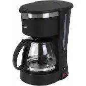 Jata JECA1287, Cafetières à filtre, Noir, Argent