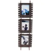 JollyLook 3 cadres photo "Mini", couleur marron