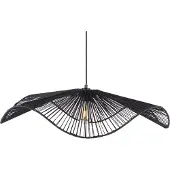 Leitmotiv - Suspension Sombra Large - Noir - 80x80x19cm Suspension - Lampe de table à manger - Lampe de salon - Lampe de chambre à coucher - Salon