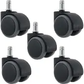 MCW Roulettes pour sols durs -H86 (jeu de 5)