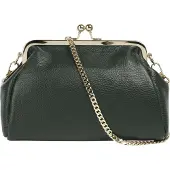 Cluty Pochette vert foncé