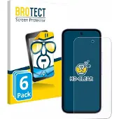 BROTECT Protection Clair (6 pcs, Google Pixel 9a), Téléphone portable : film de protection, Transparent