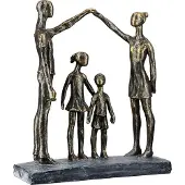 Casablanca by Gilde Skulptur Familie schützende Hände