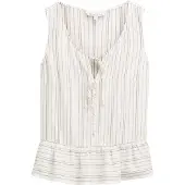 Tom Tailor 1046635 Sleeveless Blouse Blanc S Femme