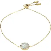 Fossil Bracelet or / menthe / transparent