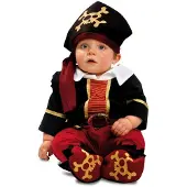 MOM Baby Pirate Kids Costume Rouge 12-24 Months
