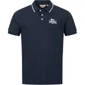 Lonsdale T-Shirt 'Ballygalley' bleu marine / blanc