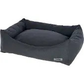 Kerbl Kuschelbett Platin Ortho (Farbe grau, 65 x 55 x 20 cm, waschbar) 80477