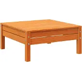 vidaXL Repose-pied de jardin cire marron bois de pin massif