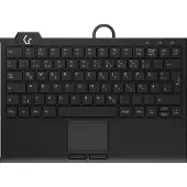 Keysonic KSK-5210ELU (DE) - Filaire - USB - Clavier à membrane - QWERTZ - LED - Noir