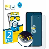 BROTECT Full-Screen Protection Mat (2 pcs, Google Pixel 9a), Téléphone portable : film de protection, Transparent