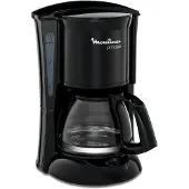 Moulinex FG1528 Machine à café américaine 6 tasses avec filtre 0,6 L Noir