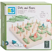 BS Toys Jeu en bois Connect the dots - Planter un arbre