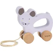 Trixie Bébé en bois à tirer, Mme Souris