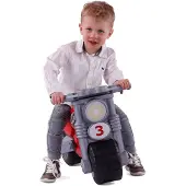 Cavallino Vélo moteur rouge en plastique pour jeunes enfants - Ride On Jouets