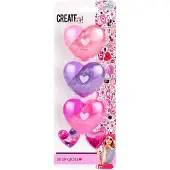 Create It! Baume à lèvres Coeur, 3 pcs.
