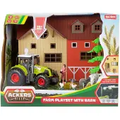 Toi-Toys Set de jouets de ferme avec grange et tracteur - 12pcs