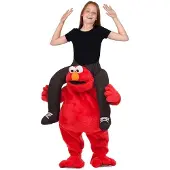 MOM Ride-on Elmo Child Costume Rouge S Enfants
