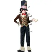 Atosa Crazy Hat Kids Costume Marron 7-9 Years Enfants