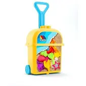 MOLTO Chariot De Plage Avec 10 Accessoires