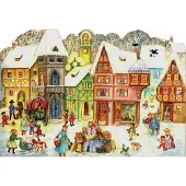 Richard Sellmer Verlag Calendrier de l'Avent « Marché de Noël » – 24 petites portes sur le thème du marché