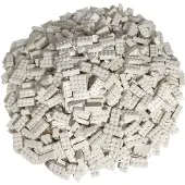 LEGO 25 pions 2x4, blanc