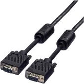 Roline HD15 M/HD15 M avec noyaux de ferrite 10,0m