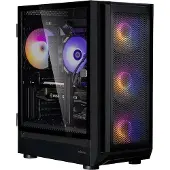 Zalman i6 Black, RGB fan x4 T/G (ATX, E-ATX, Mini-ITX), Boîtier PC, Noir