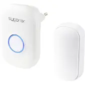Sygonix SY-5225388 Kit complet de sonnette sans fil sans pile, avec flash (Funk)