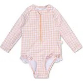 Swim Essentials Filles, Maillot de bain, Maillot de bain fille 86/92 abricot, Orange, (92)