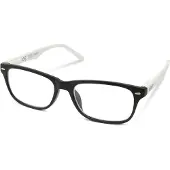 Zippo Lunettes de lecture, monture en polycarbonate noir/blanc B3 - dioptries +1,0 - 31Z-B3-WHI100