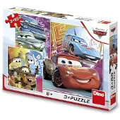 Dinotoys Puzzle 3x55 Cars Friends