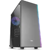 NOX Boîtier Semitour Micro ATX / Mini ITX / ATX Infinity Omega LED RGB Noir