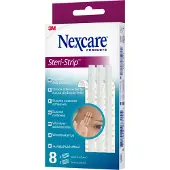 Nexcare Bande de fermeture de plaie Nexcare Steri-Strips (8x)