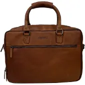 Dstrct Preston Park Laptoptas Werktas 17 inch Cognac (17"), Sac pour notebook, Marron