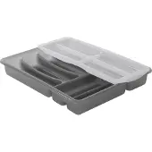 Rotho 6x Topglide Basic, Range-couverts, Gris