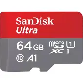 SanDisk Ultra microSDXC 64GB 140MB/s - 2 Pack, Extended Capacity SD (MicroSDHC) | SDSQUAB-064G-GN6MT