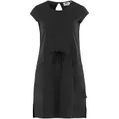 Fjällräven High Coast Lite Short Sleeve Short Dress Noir S Femme