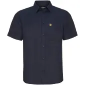 Fjällräven Ovik Travel Short Sleeve Shirt Bleu S Homme