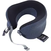 Troika BBG61/GY oreiller de voyage Noir et Gris