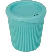 Sea to Summit - Tasse de camping/bivouac avec couvercle - Passage Cup Blue pour Femme en Silicone - Bleu