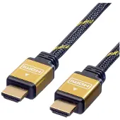 Roline Gold Câble Hdmi High Speed Avec Ethernet, M-m 1,0m