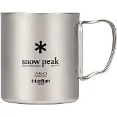 Snow Peak Titanium Double Walled Mug - 450ml