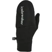 Icebreaker Merino Sierra Convertible Mittens Noir XS