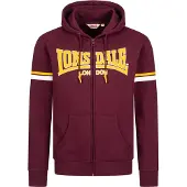 Lonsdale Veste de survêtement 'Darfield' jaune / rouge foncé / blanc