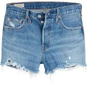 Levi's Jean '501 Original Short' bleu denim