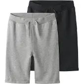 TWO SOON Pantalon gris chiné / noir